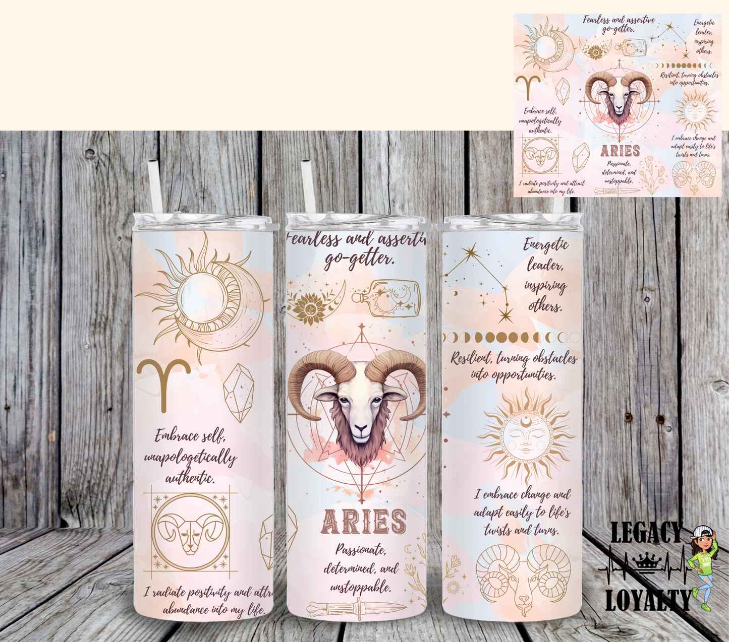 Zodiac Sign Tumbler