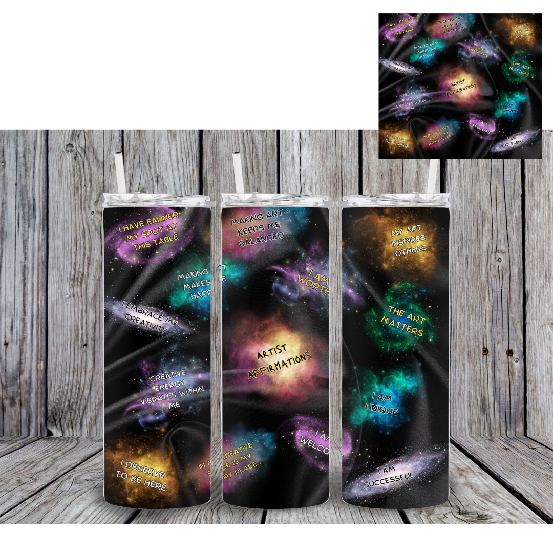 Artist Affirmation Tumbler