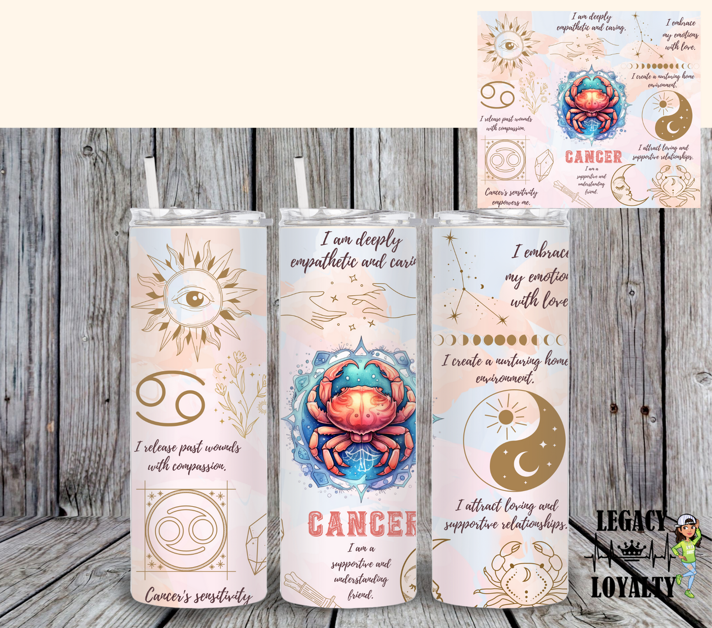 Zodiac Sign Tumbler
