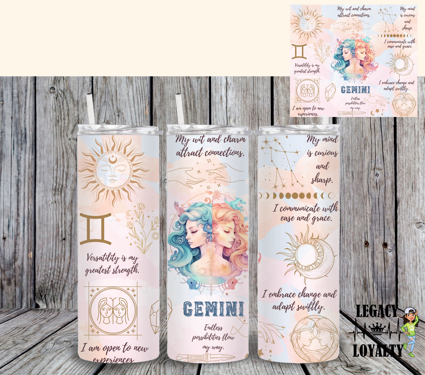 Zodiac Sign Tumbler