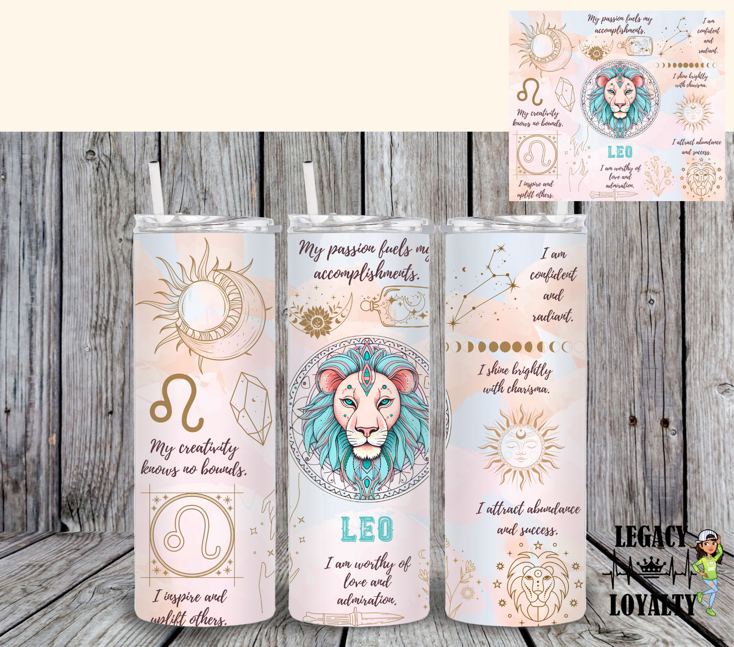 Zodiac Sign Tumbler