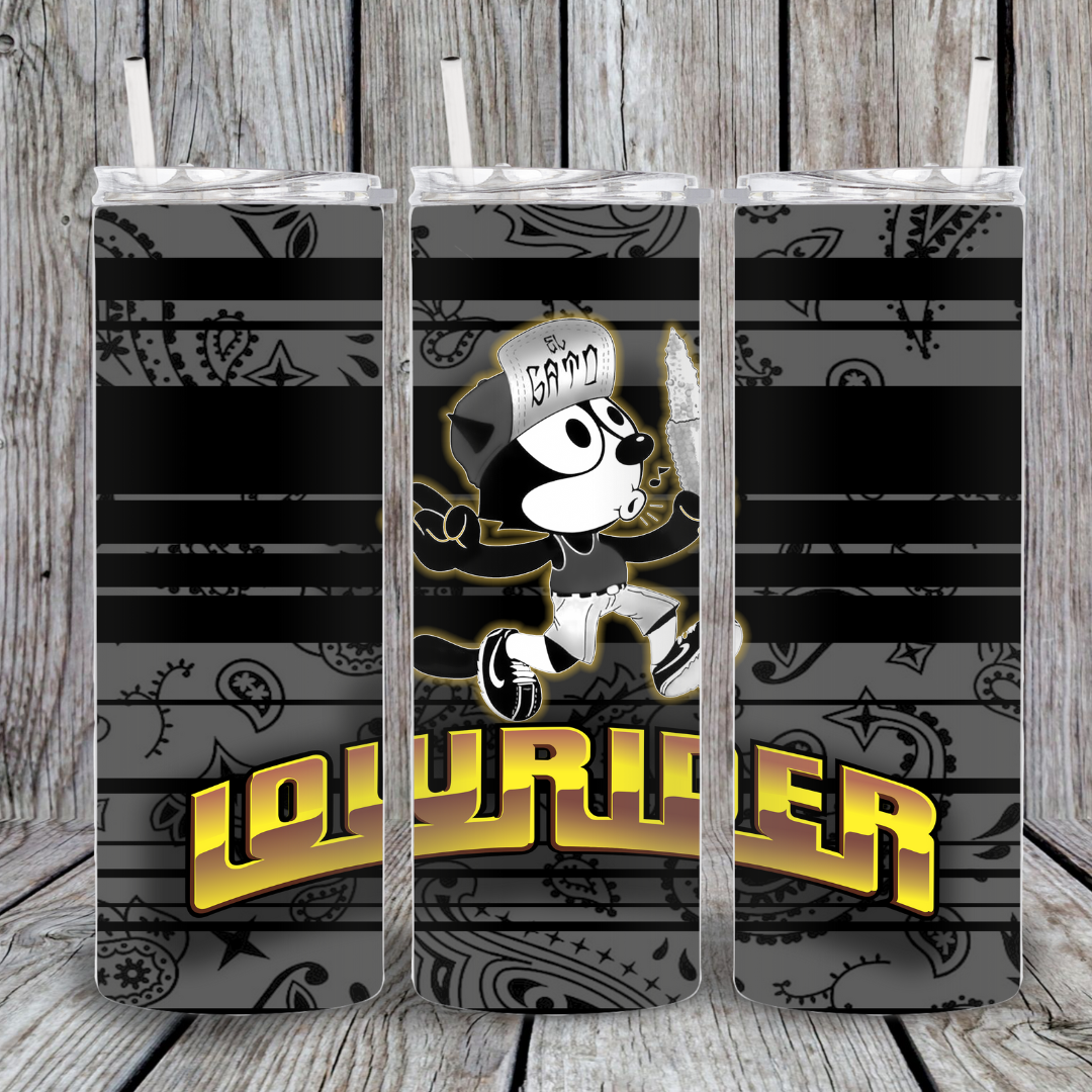 Lowrider and the Cat Tumbler