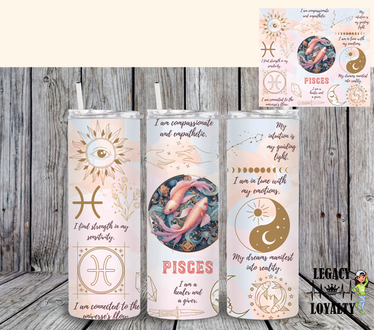Zodiac Sign Tumbler