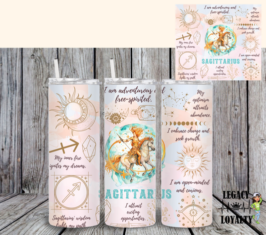 Zodiac Sign Tumbler