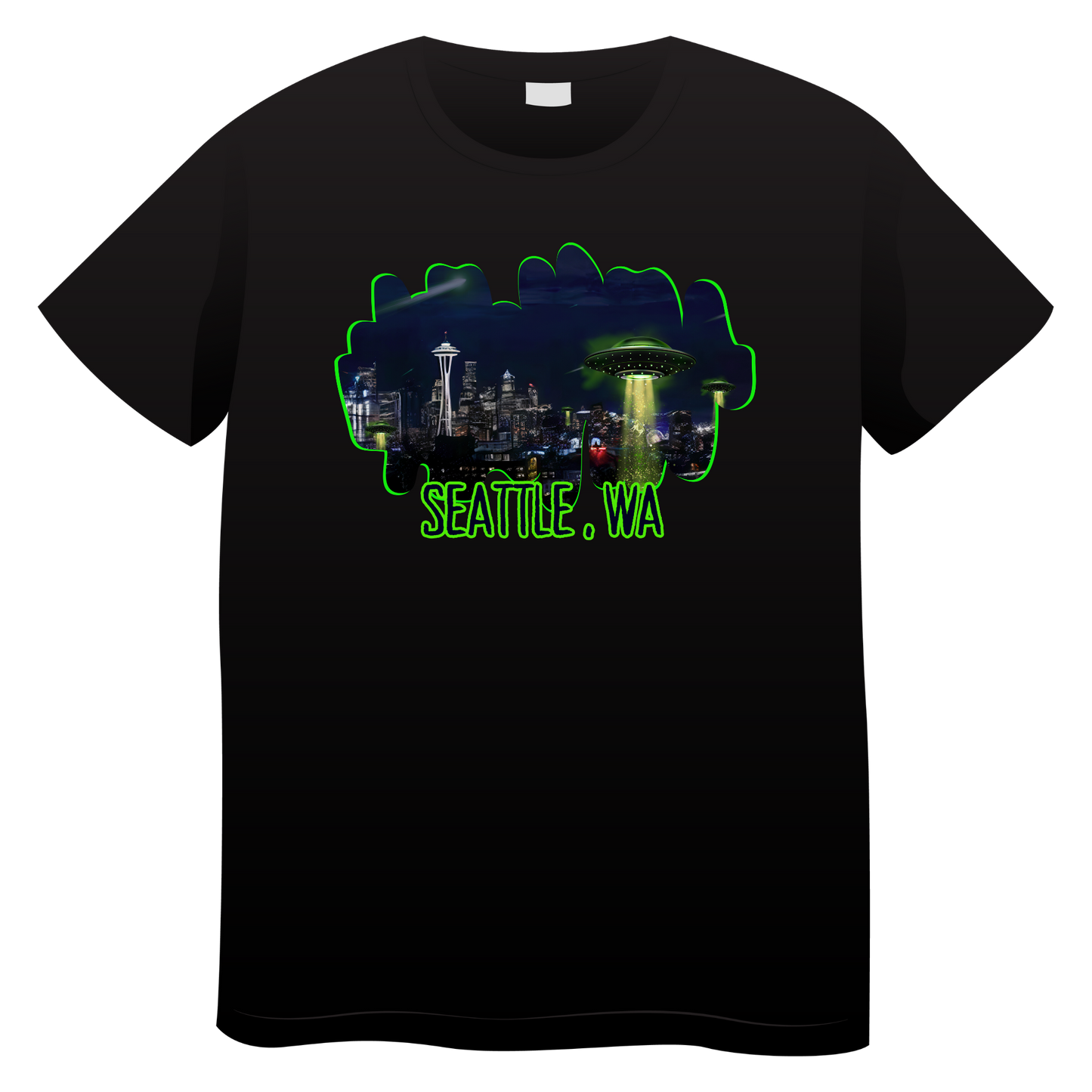 Seattle UFO Invasion T- Shirt