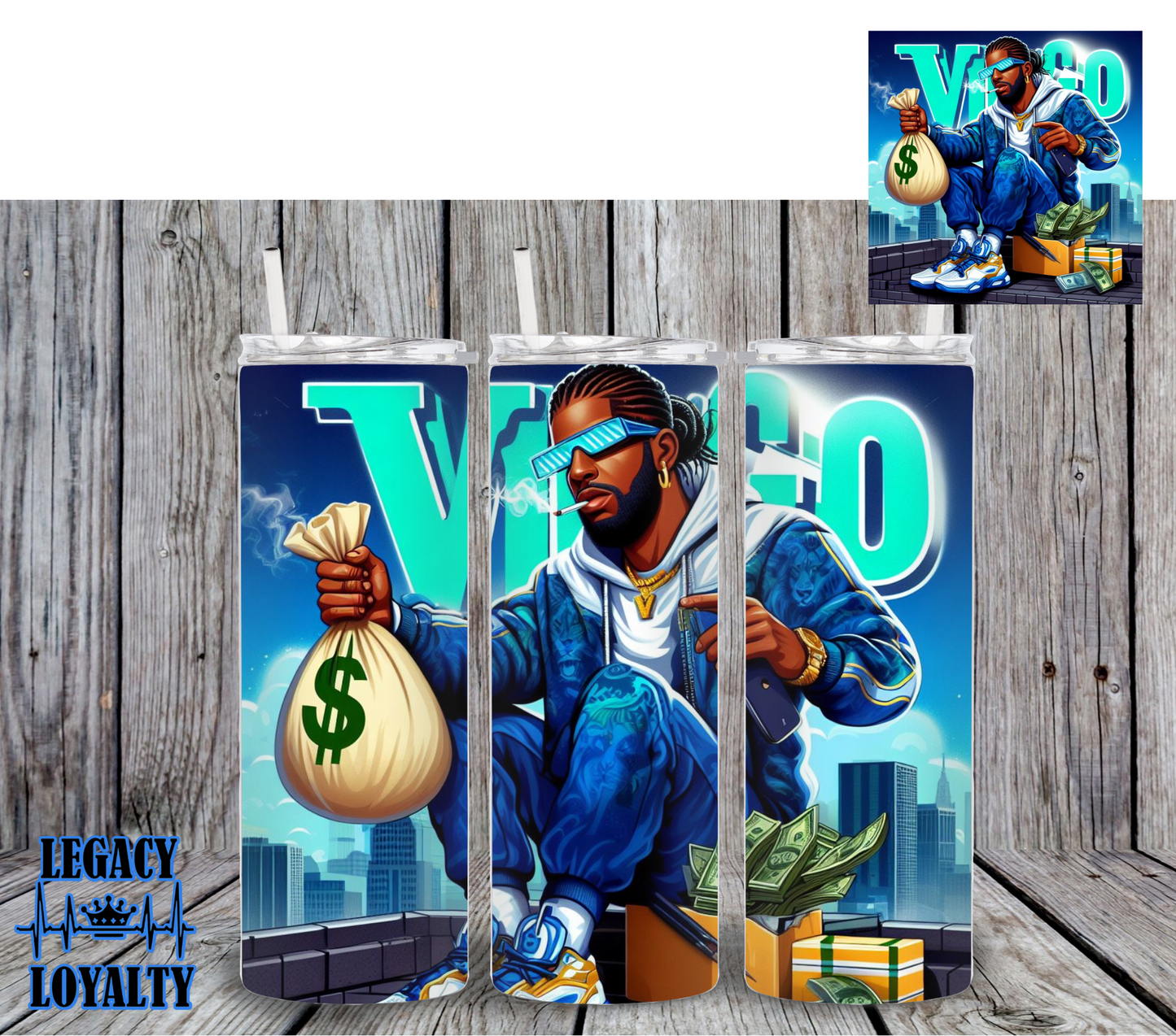 Virgo Zodiac Sign Hoodie and Tumbler Gift Set