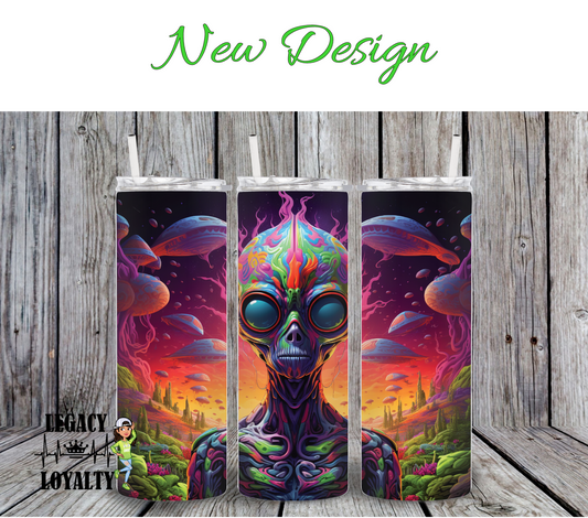 Alien Art Tumbler
