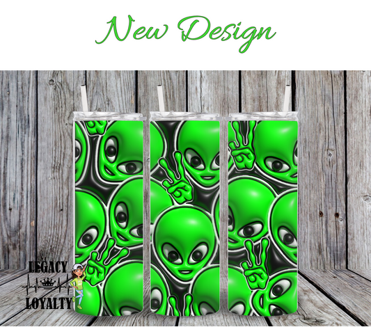 Inflated Alien Tumbler