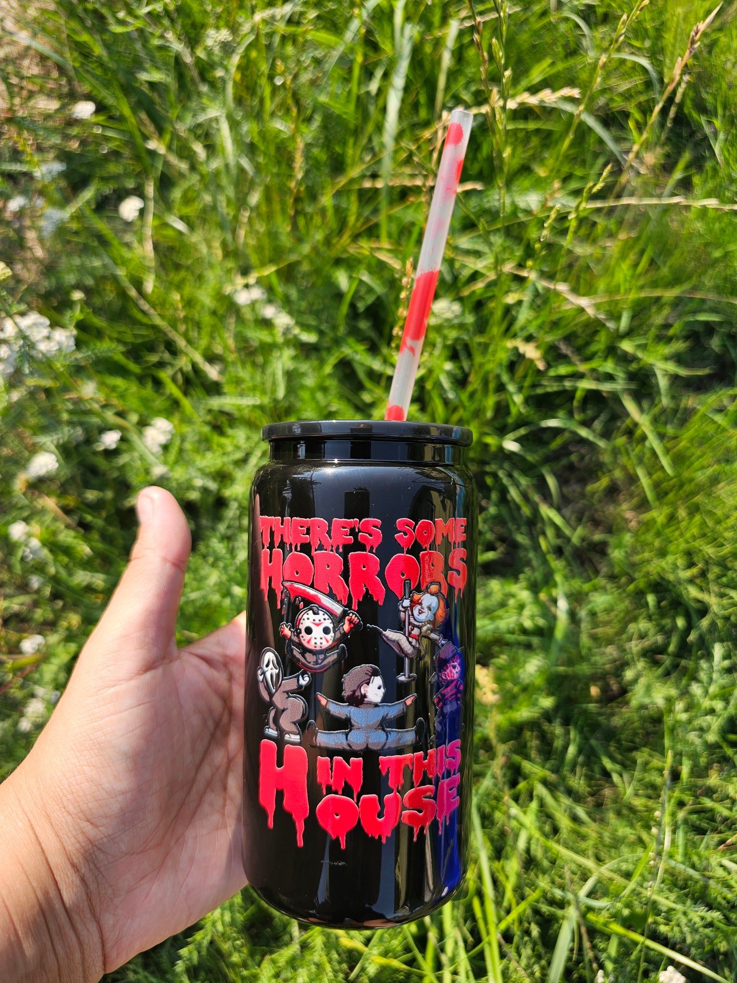 Horrors In This House GlassTumbler