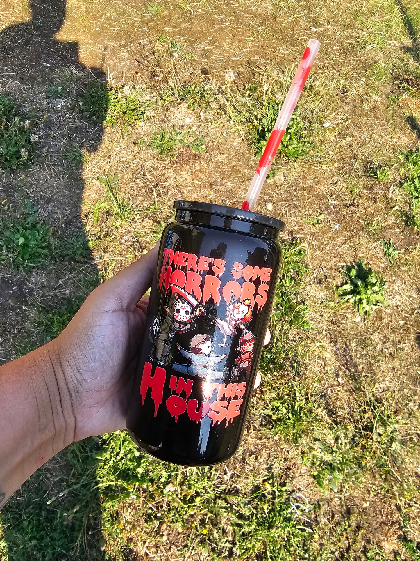 Horrors In This House GlassTumbler