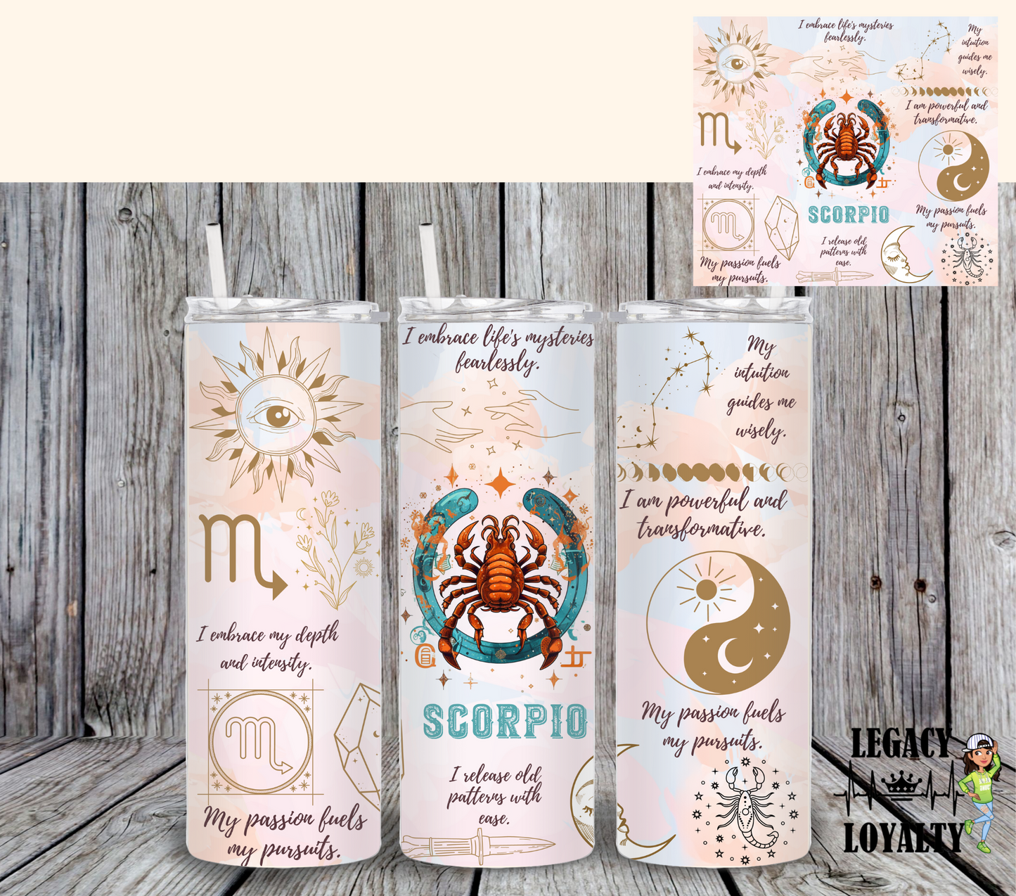 Zodiac Sign Tumbler