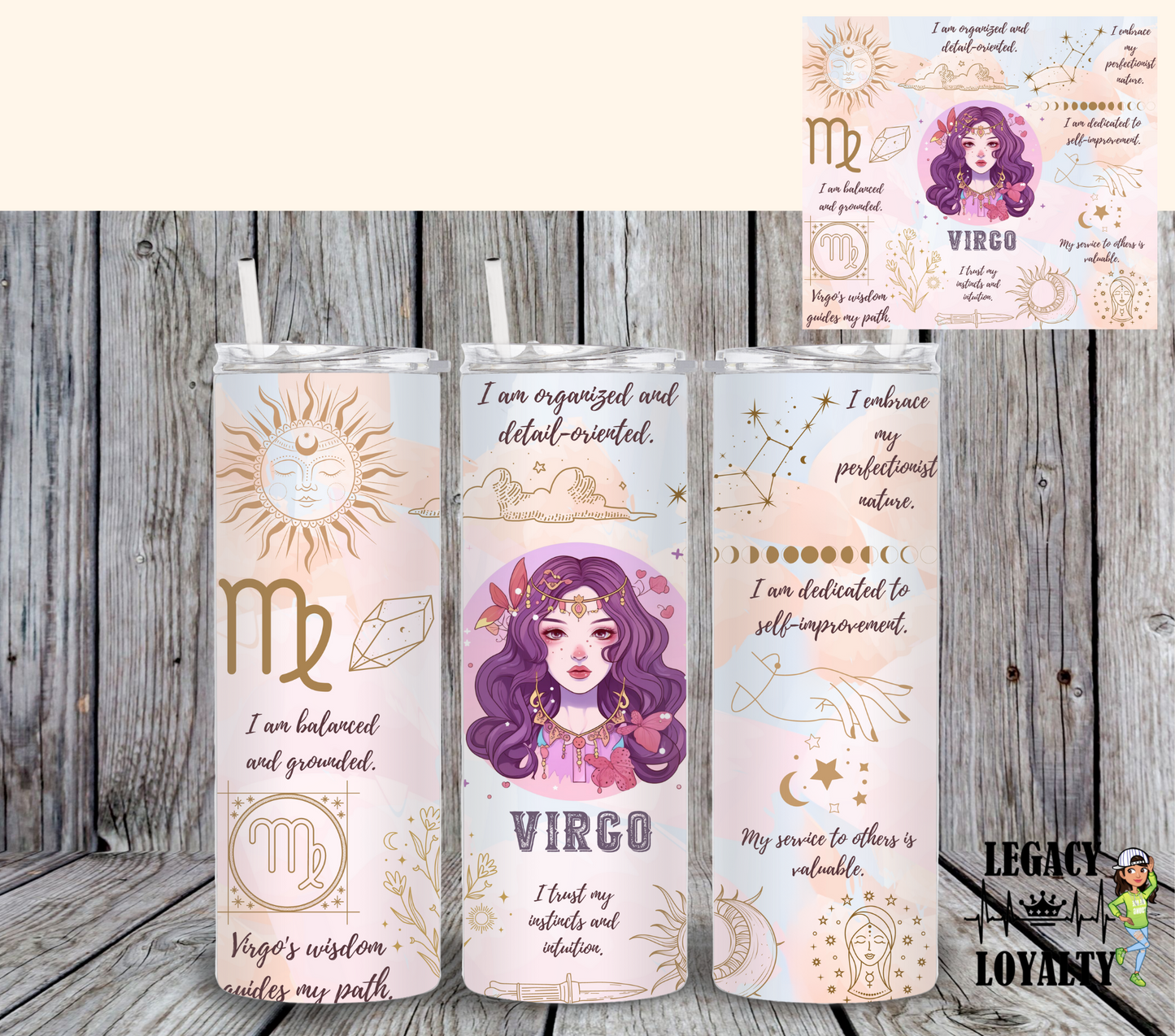 Zodiac Sign Tumbler