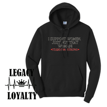 Load image into Gallery viewer, I support Women Just Not That Woman Hoodie
