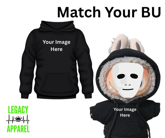 Adult and 6.6 inch Doll Matching Hoodies