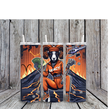 Load image into Gallery viewer, Aries Zodiac Sign Hoodie and Tumbler Gift Set Feminine
