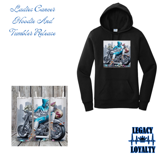 Cancer Zodiac Sign Hoodie and Tumbler Gift Set Feminine