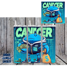 Load image into Gallery viewer, Cancer Zodiac Sign Hoodie and Tumbler Gift Set
