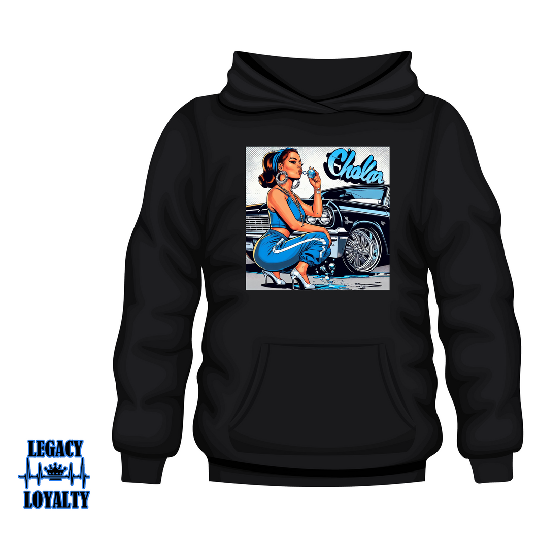 Chola Pin up Girl Hoodie