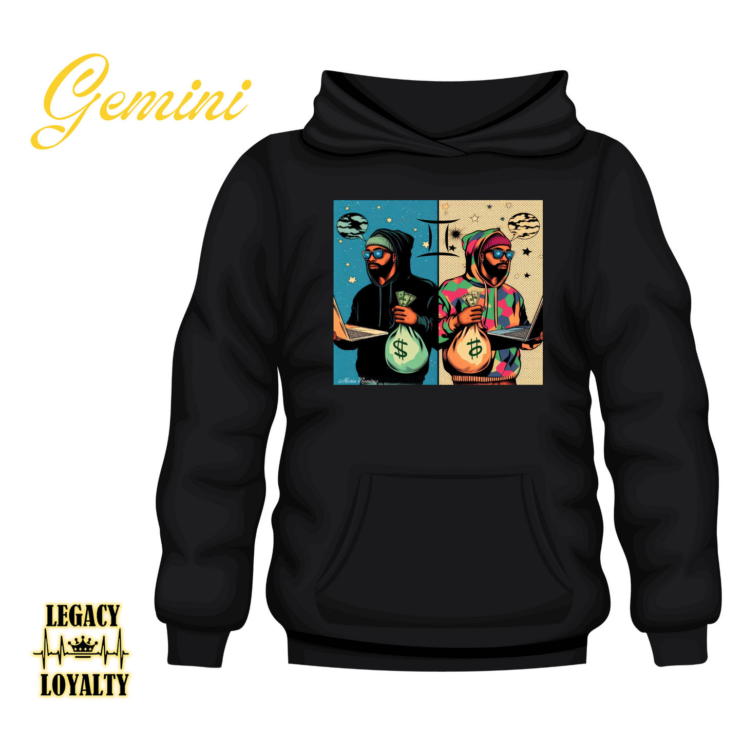 Gemini Zodiac Hoodie and Tumbler Gift Set