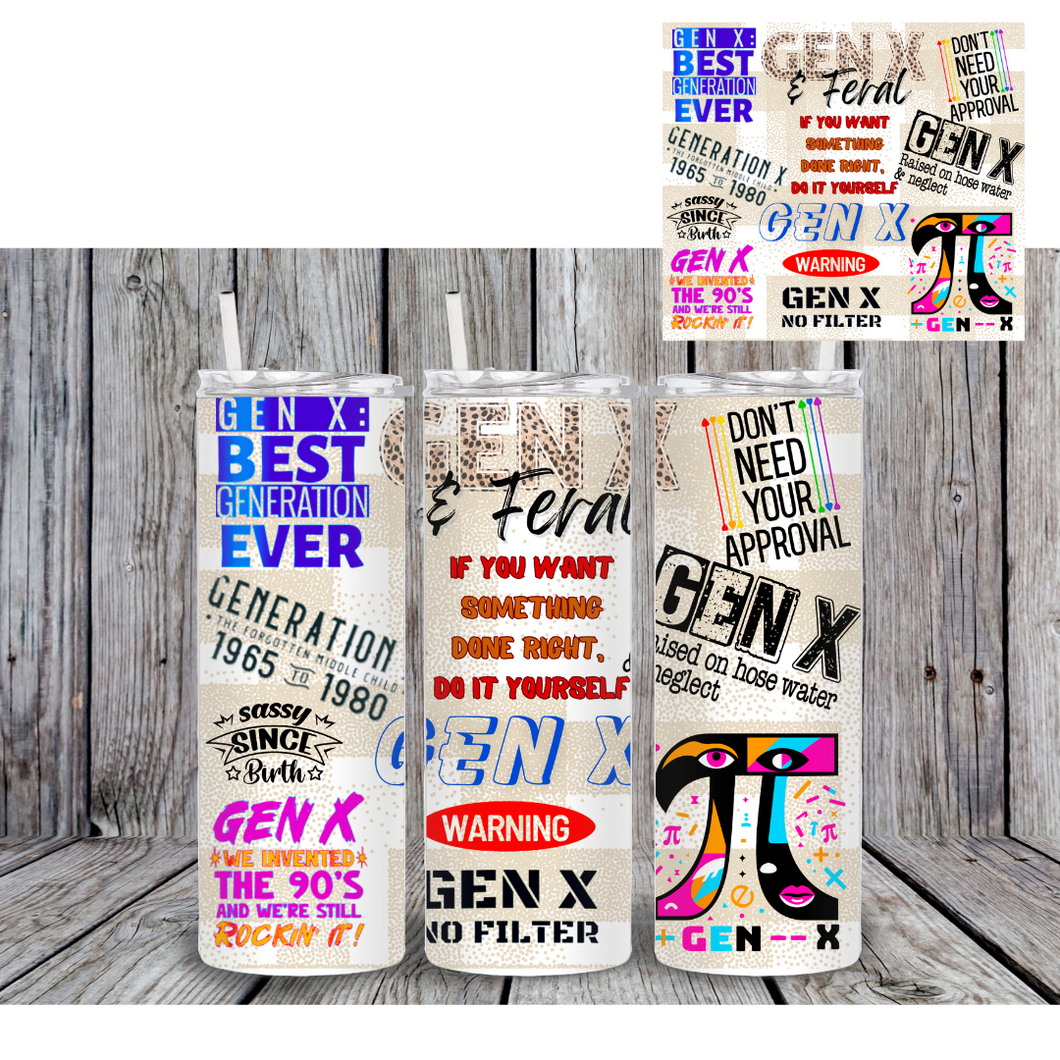 Genx Colorful Tumbler