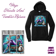 Load image into Gallery viewer, Virgo Zodiac Sign Hoodie and Tumbler Gift Set Feminine
