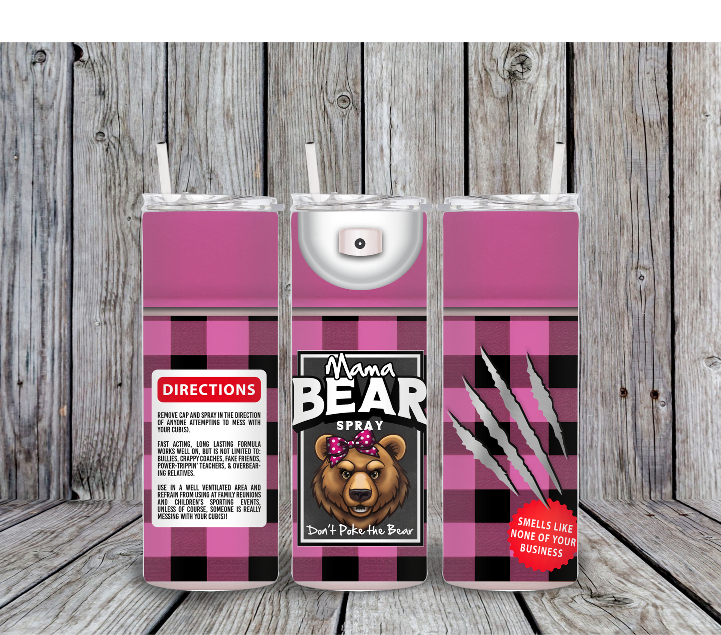 Mama Bear Spray Can Tumbler