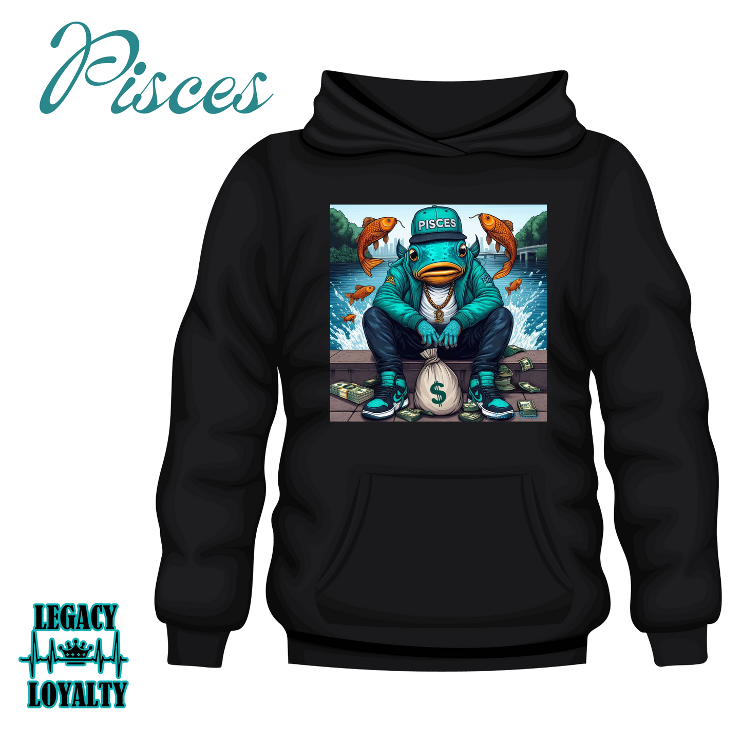 Pisces Zodiac Sign Hoodie and Tumbler Gift Set