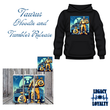 Load image into Gallery viewer, Taurus Zodiac Sign Hoodie and Tumbler Gift Set
