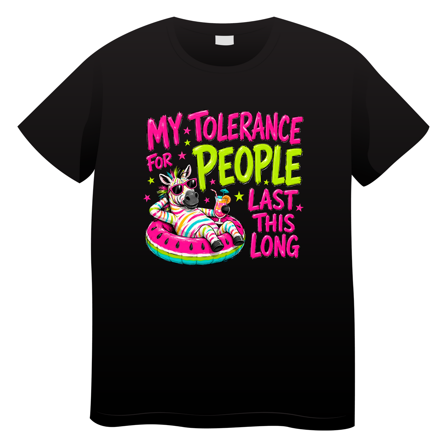 My Tolerance for people