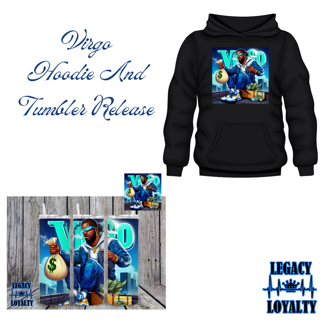 Virgo Zodiac Sign Hoodie and Tumbler Gift Set