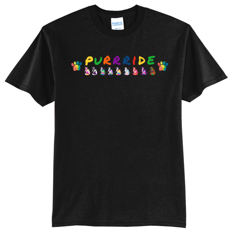 Purrride LGBTQ+ T Shirt