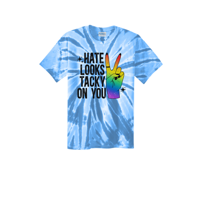 Hate Looks Tacky On You Tye Dye Pride 2024 T Shirt