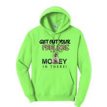 Load image into Gallery viewer, Get Out Your Feelings Neon Hoodie
