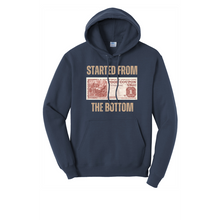 Load image into Gallery viewer, Started From the Bottom cream Text Hoodie
