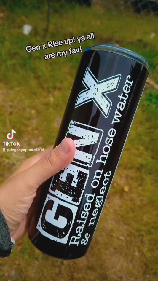 Gen X B&W Tumbler