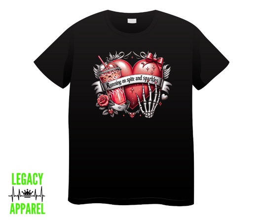 Running On Spite and Sparkles T-Shirt