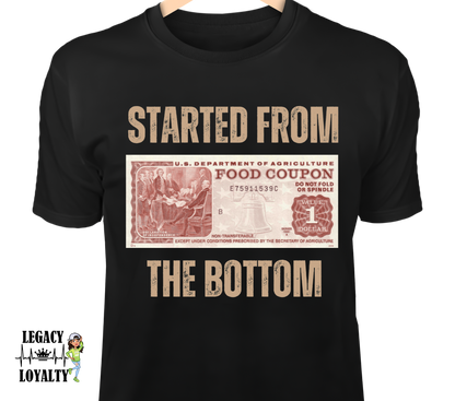 Started From the Bottom cream Text Hoodie