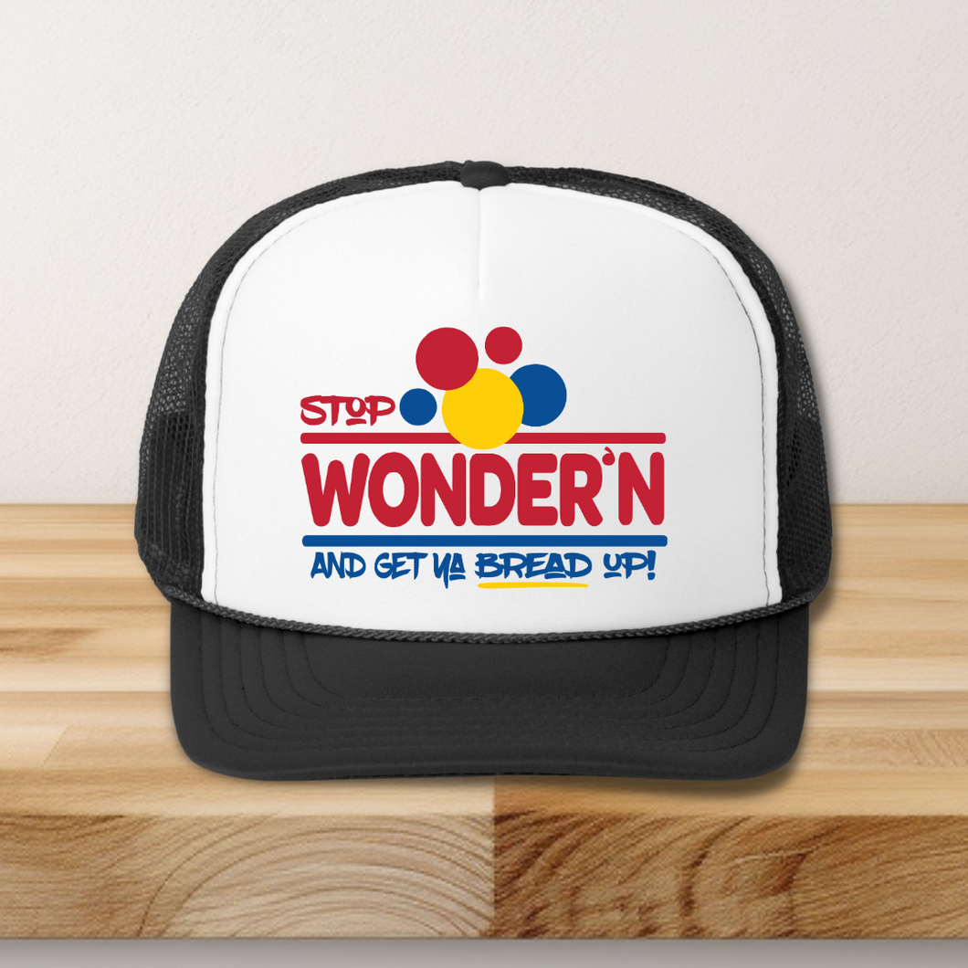 Stop Wonder'n Trucker Snap-back Hat