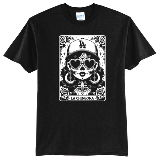 La Chingona Tarot Card T shirt