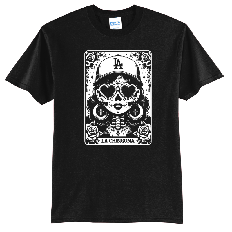 La Chingona Tarot Card T shirt