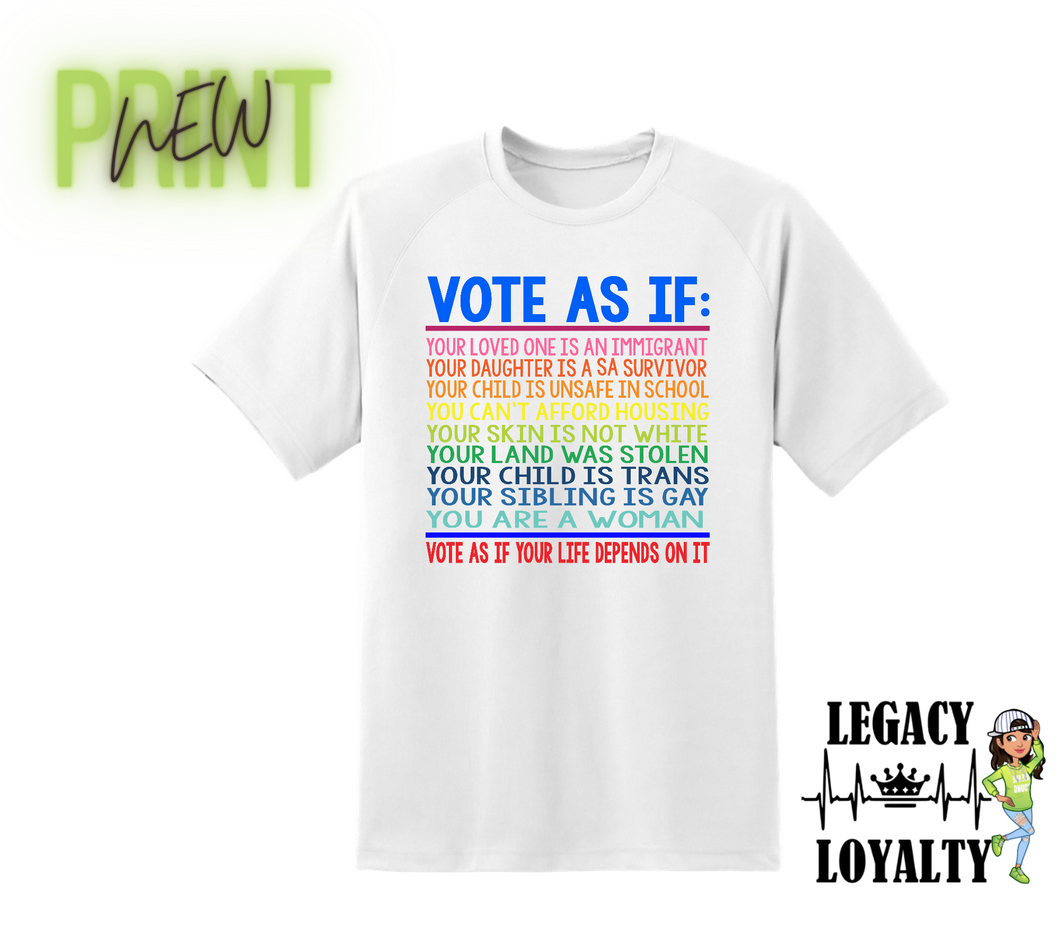 Vote T shirt