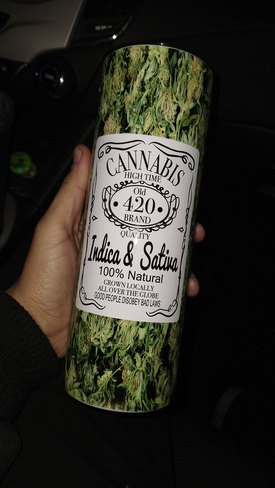 4/20 sativa indica tumbler