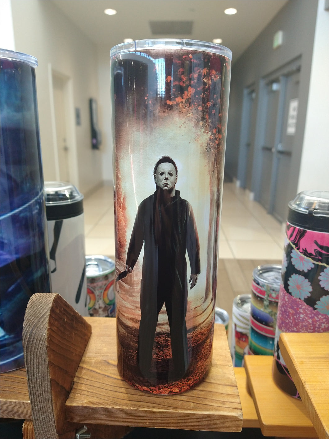 Horror fan Mikey tumbler