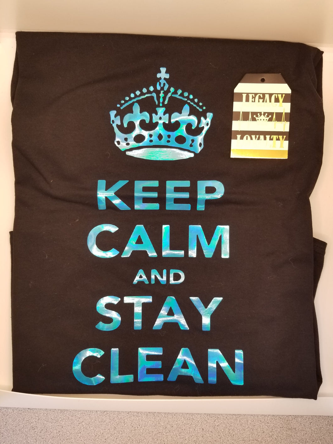 T-shirt Keep Calm Stay Clean